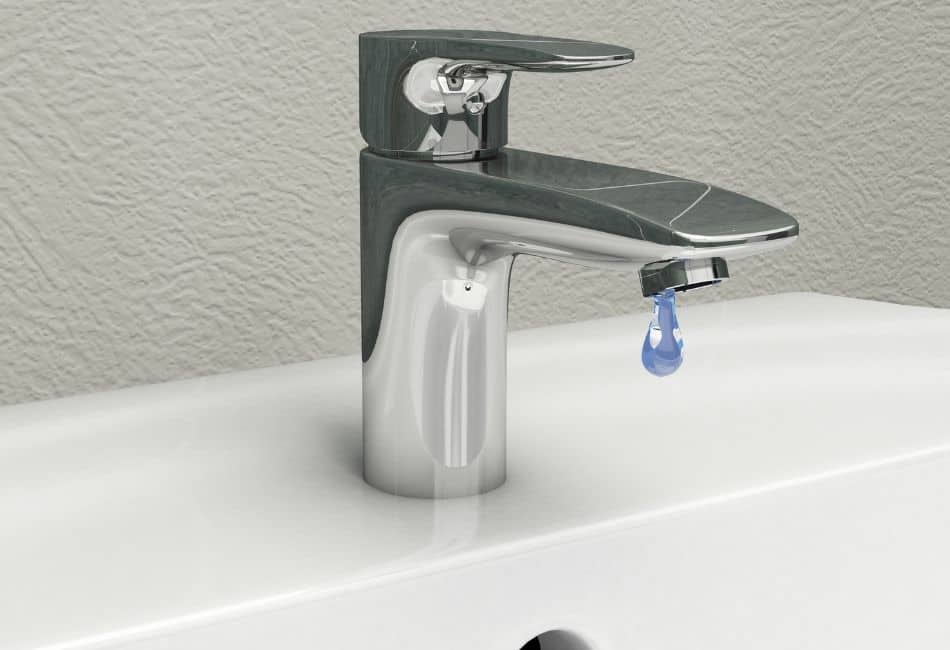 Disc bathroom sink faucet