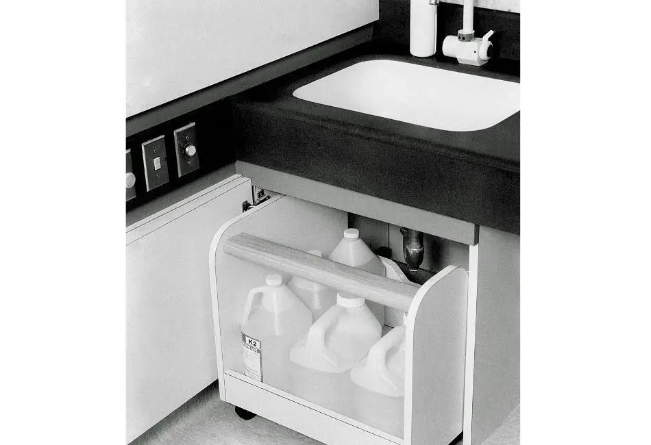 Shelf under sink