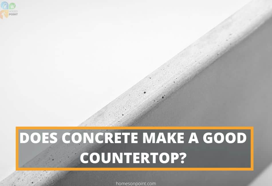 Concrete countertop slab
