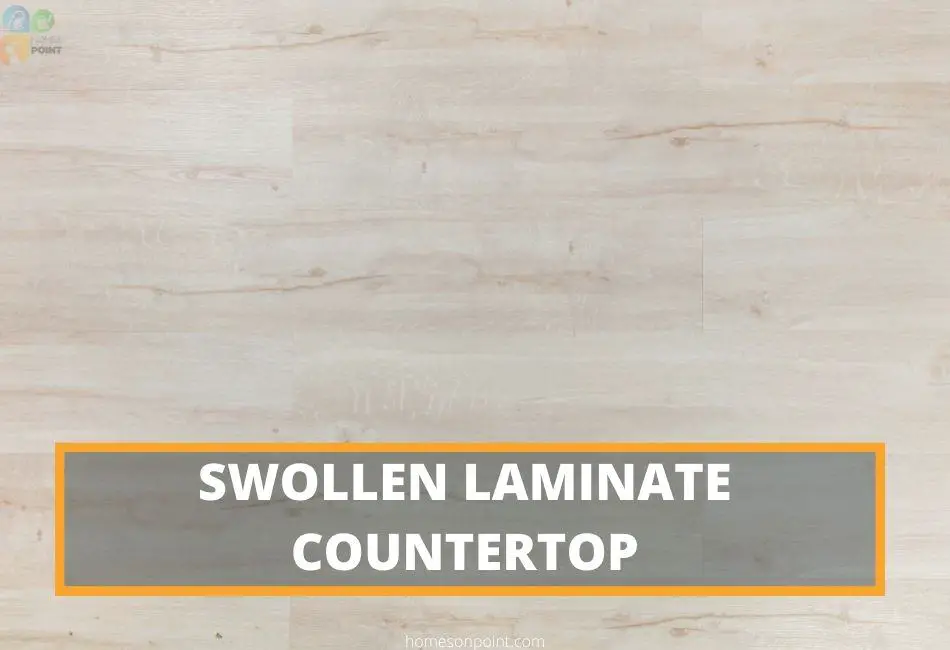 Light colored laminate countertop