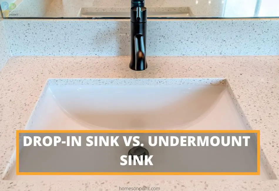 Porcelain drop-in bathroom sink