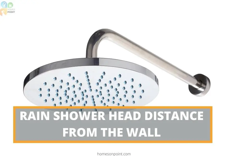 Silver rain shower head