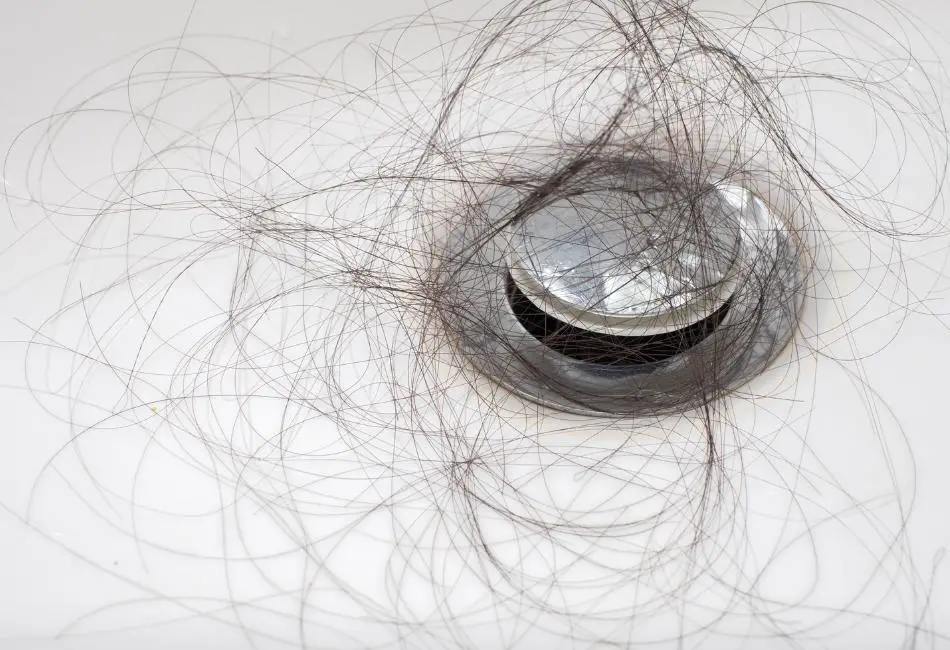 fine hair in sink