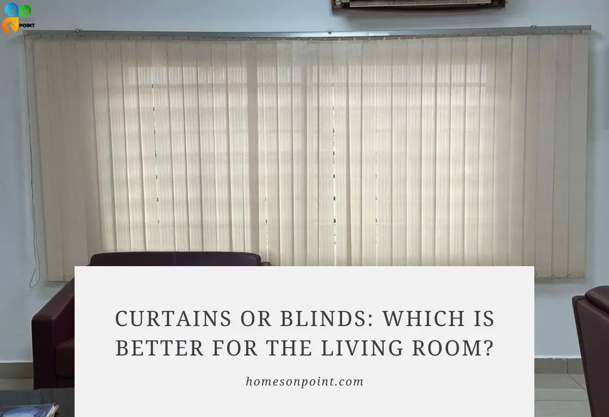 blinds in the living room